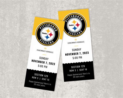 steelers tickets tickets